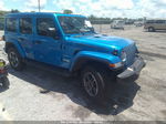 2023 Jeep Wrangler Sahara Синий vin: 1C4HJXEN9PW667959