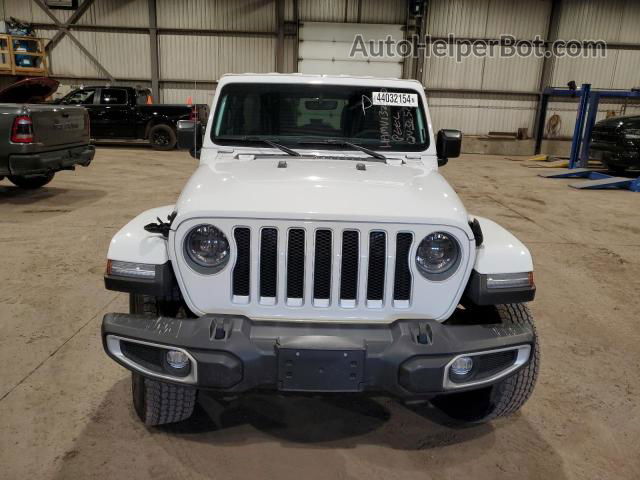 2023 Jeep Wrangler Sahara White vin: 1C4HJXENXPW543036