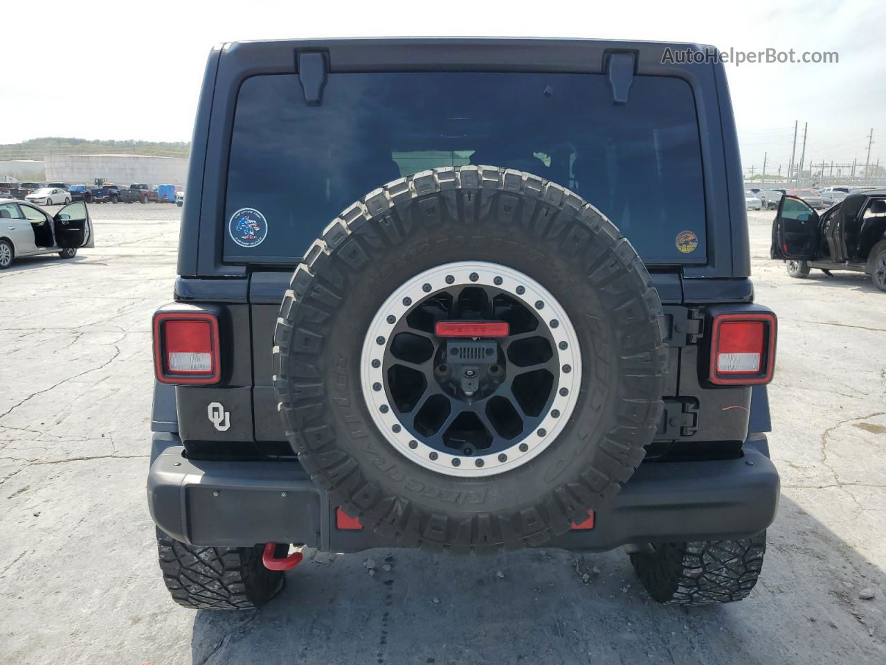 2019 Jeep Wrangler Unlimited Rubicon Black vin: 1C4HJXFG1KW584471