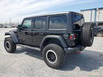 2019 Jeep Wrangler Unlimited Rubicon Black vin: 1C4HJXFG1KW584471