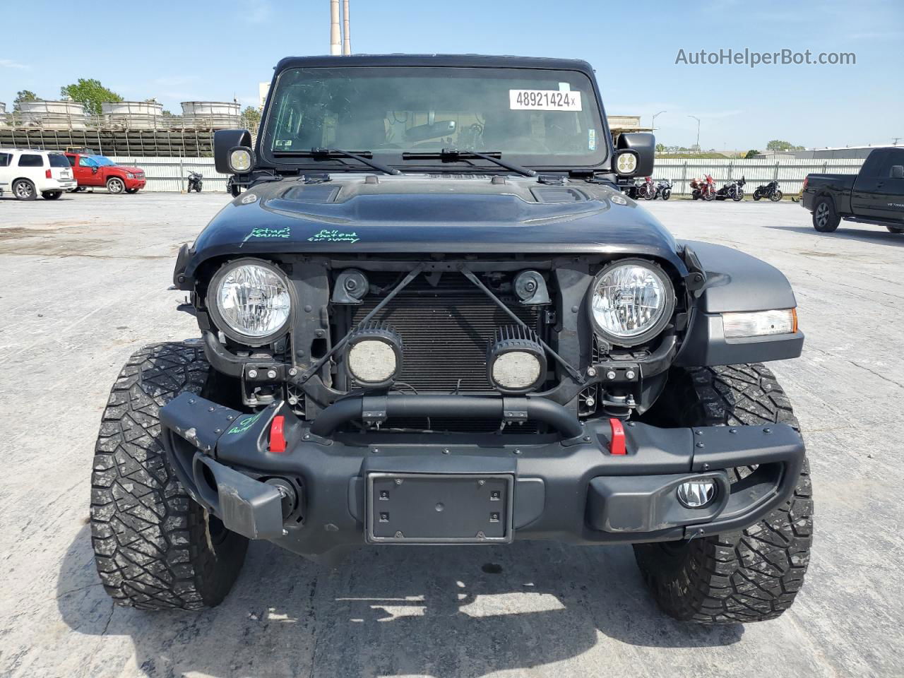 2019 Jeep Wrangler Unlimited Rubicon Black vin: 1C4HJXFG1KW584471