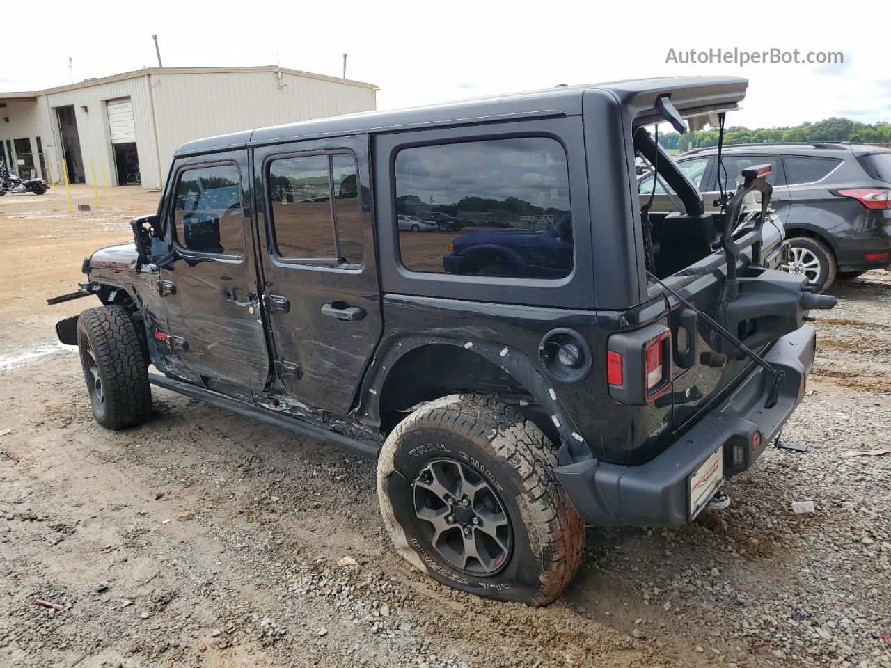 2019 Jeep Wrangler Unlimited Rubicon Black vin: 1C4HJXFG3KW551004