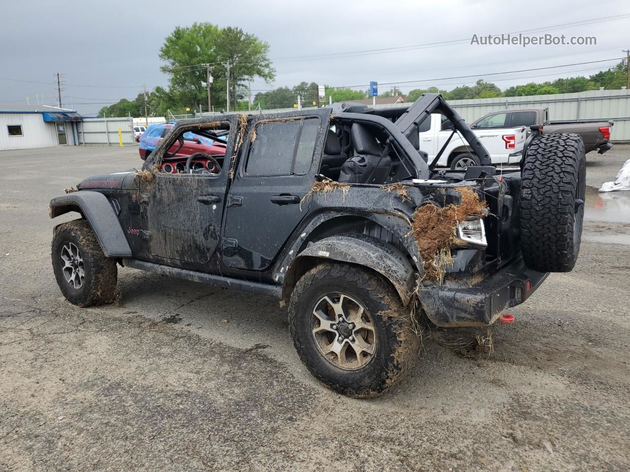 2023 Jeep Wrangler Rubicon Black vin: 1C4HJXFG3PW650039