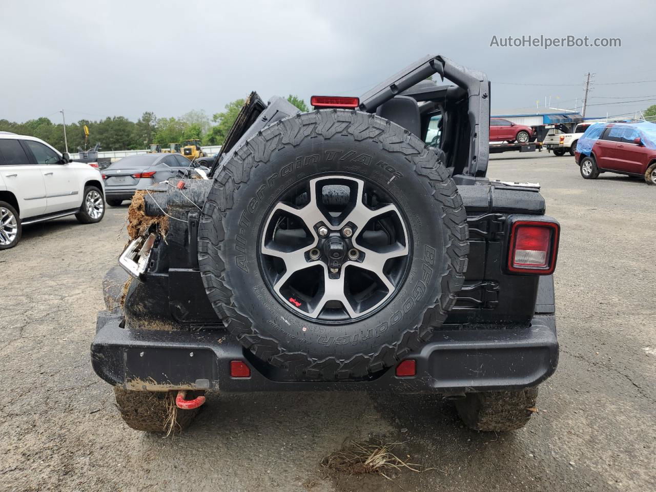 2023 Jeep Wrangler Rubicon Black vin: 1C4HJXFG3PW650039