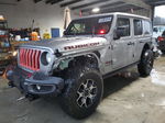 2019 Jeep Wrangler Unlimited Rubicon Серебряный vin: 1C4HJXFG4KW657462