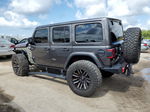 2019 Jeep Wrangler Unlimited Rubicon Gray vin: 1C4HJXFG5KW575272