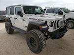 2019 Jeep Wrangler Unlimited Rubicon White vin: 1C4HJXFG5KW584263