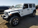 2019 Jeep Wrangler Unlimited Rubicon White vin: 1C4HJXFG5KW606570