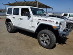 2019 Jeep Wrangler Unlimited Rubicon White vin: 1C4HJXFG5KW606570