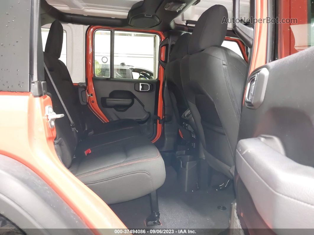 2023 Jeep Wrangler Rubicon Orange vin: 1C4HJXFG6PW654585