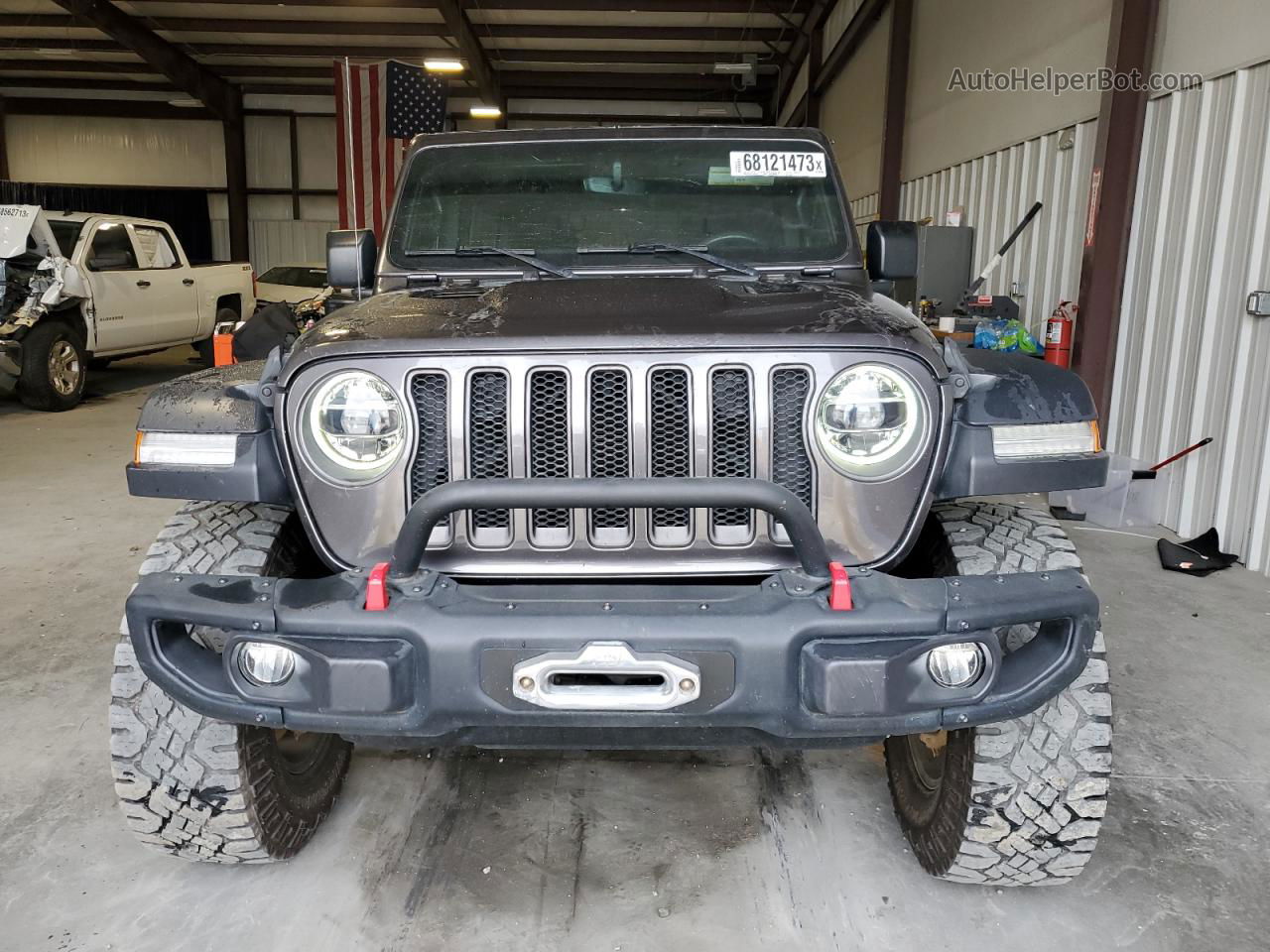 2019 Jeep Wrangler Unlimited Rubicon Charcoal vin: 1C4HJXFG9KW589935