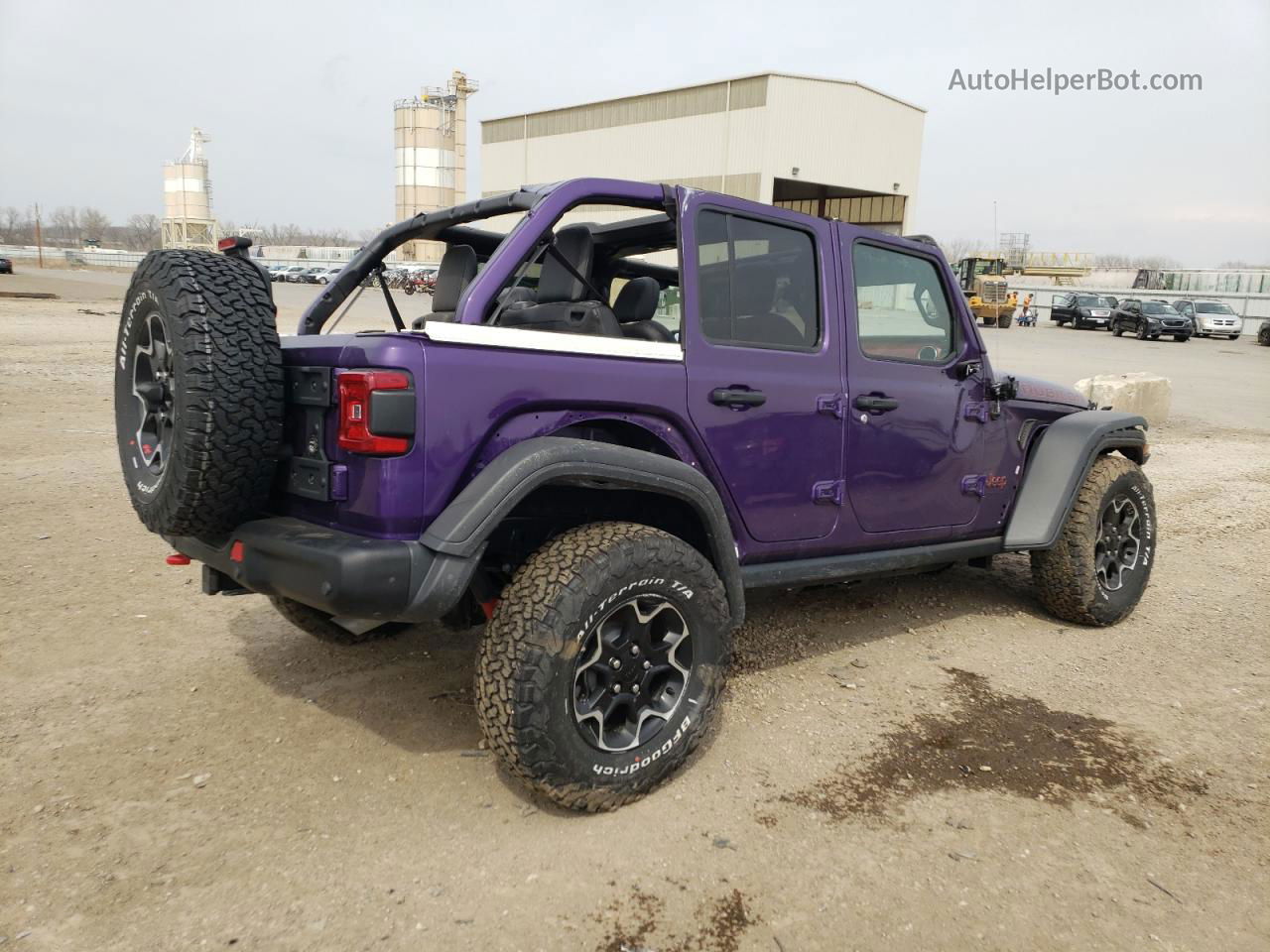 2023 Jeep Wrangler Rubicon Purple vin: 1C4HJXFG9PW567182