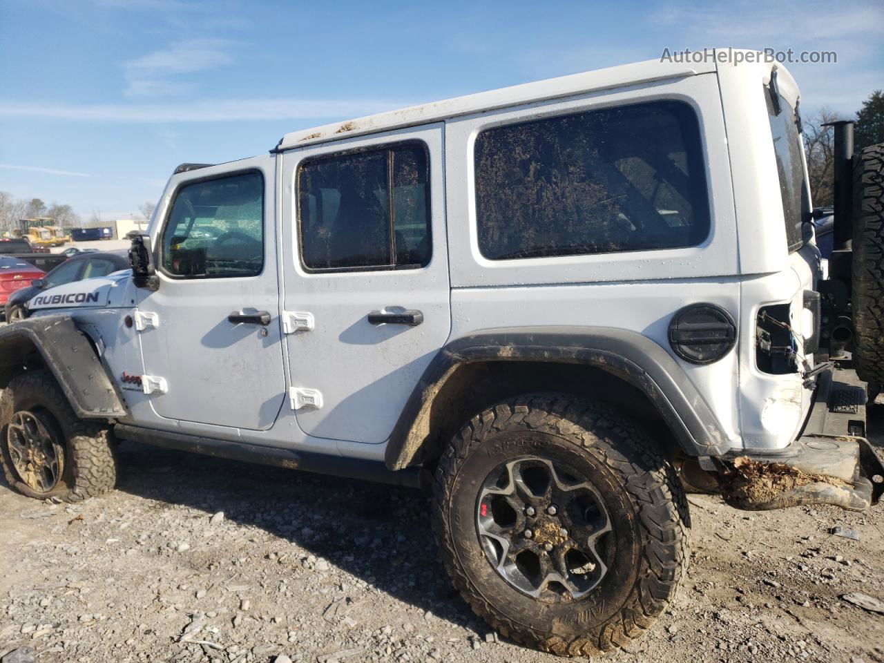 2023 Jeep Wrangler Rubicon Белый vin: 1C4HJXFG9PW665256