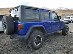 2019 Jeep Wrangler Unlimited Rubicon Blue vin: 1C4HJXFGXKW619749