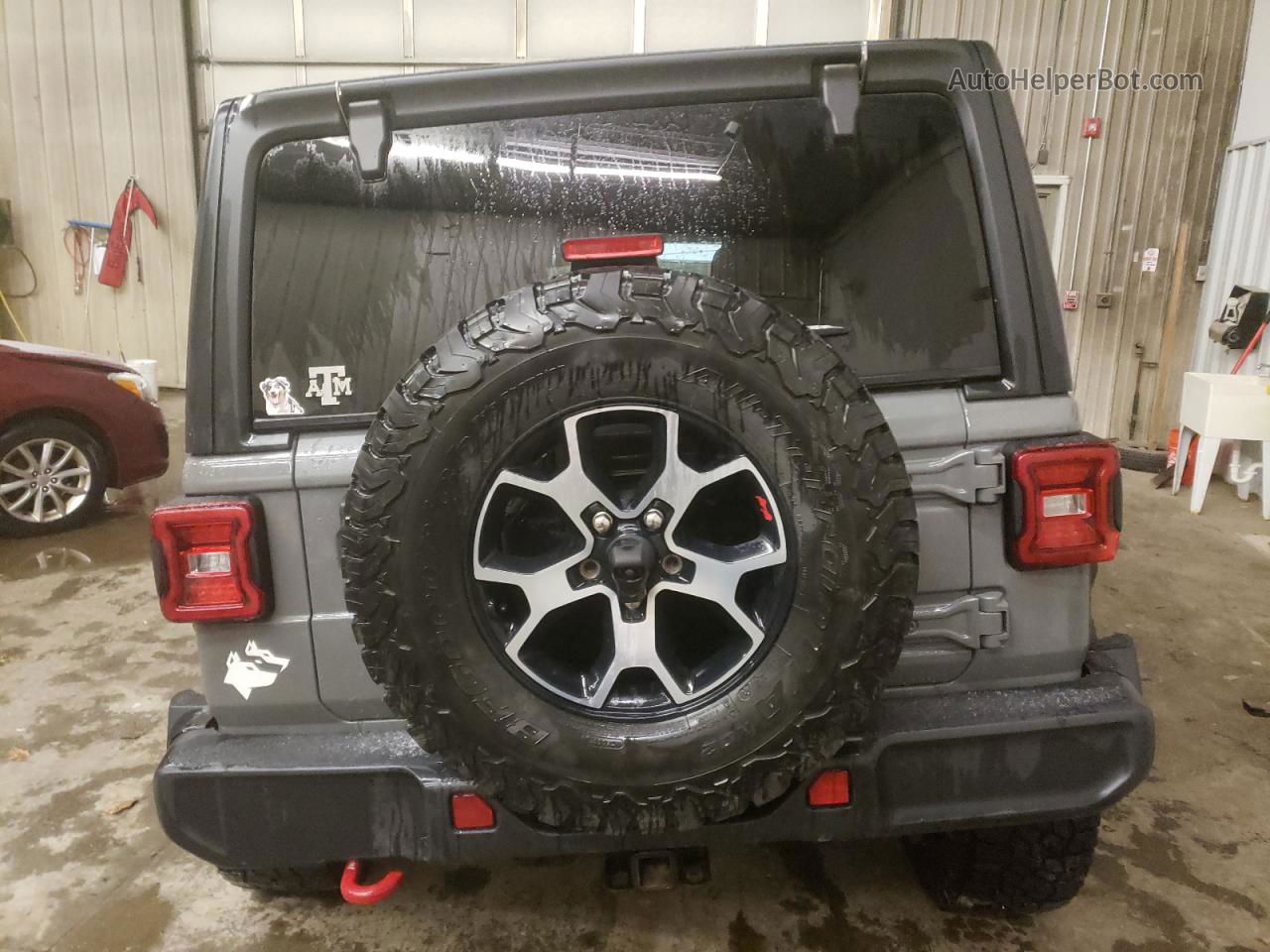 2019 Jeep Wrangler Unlimited Rubicon Charcoal vin: 1C4HJXFGXKW665999