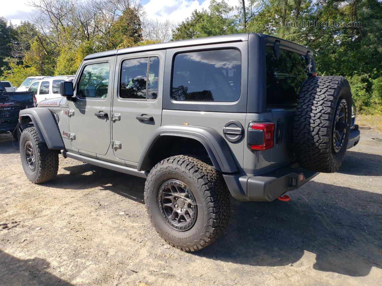 2023 Jeep Wrangler Rubicon Gray vin: 1C4HJXFN0PW519312