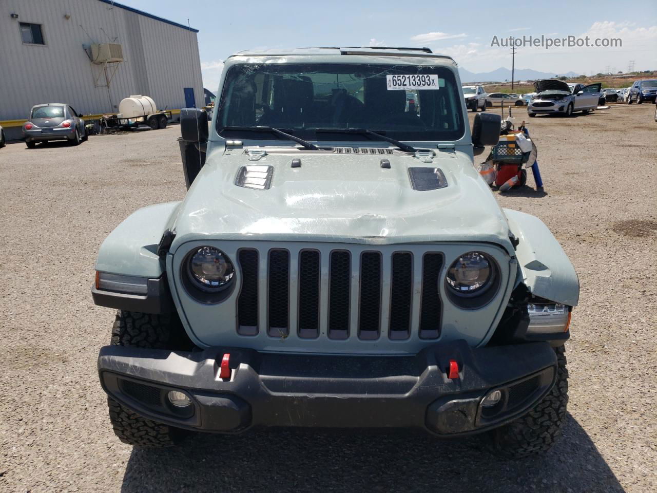 2023 Jeep Wrangler Rubicon Серый vin: 1C4HJXFN0PW566226