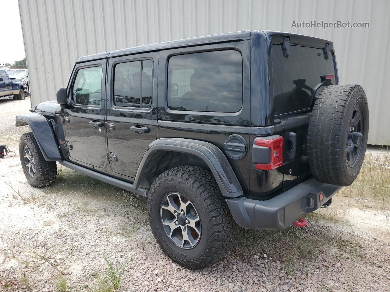 2019 Jeep Wrangler Unlimited Rubicon Черный vin: 1C4HJXFN1KW546964