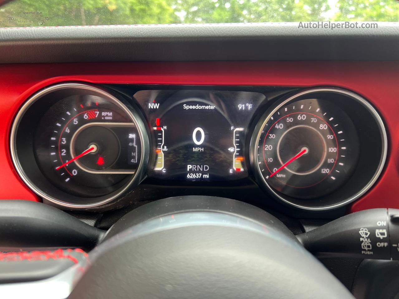 2019 Jeep Wrangler Unlimited Rubicon Red vin: 1C4HJXFN1KW685203