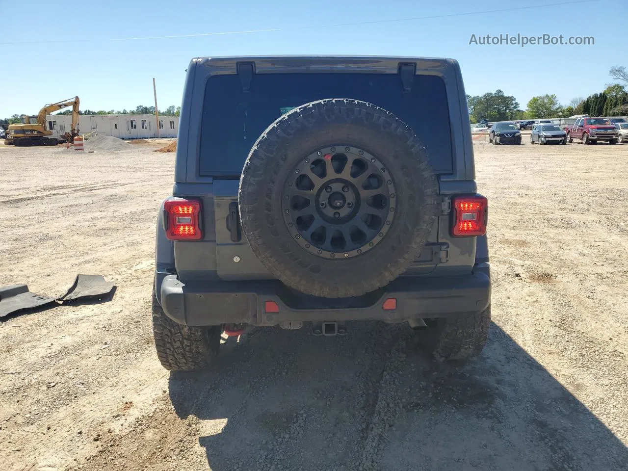 2019 Jeep Wrangler Unlimited Rubicon Gray vin: 1C4HJXFN4KW539992