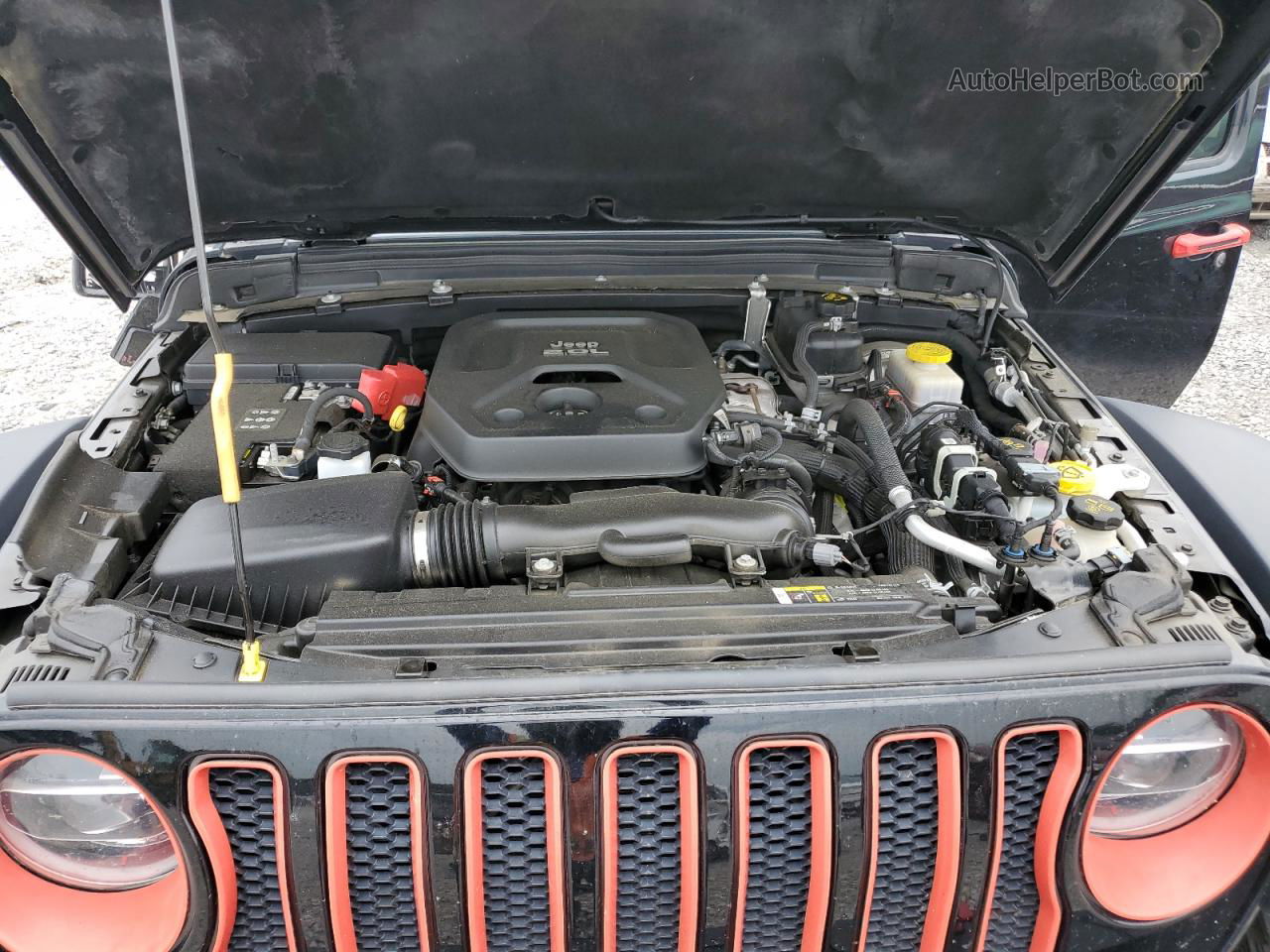 2019 Jeep Wrangler Unlimited Rubicon Black vin: 1C4HJXFN7KW502399