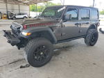 2019 Jeep Wrangler Unlimited Rubicon Gray vin: 1C4HJXFN7KW653808