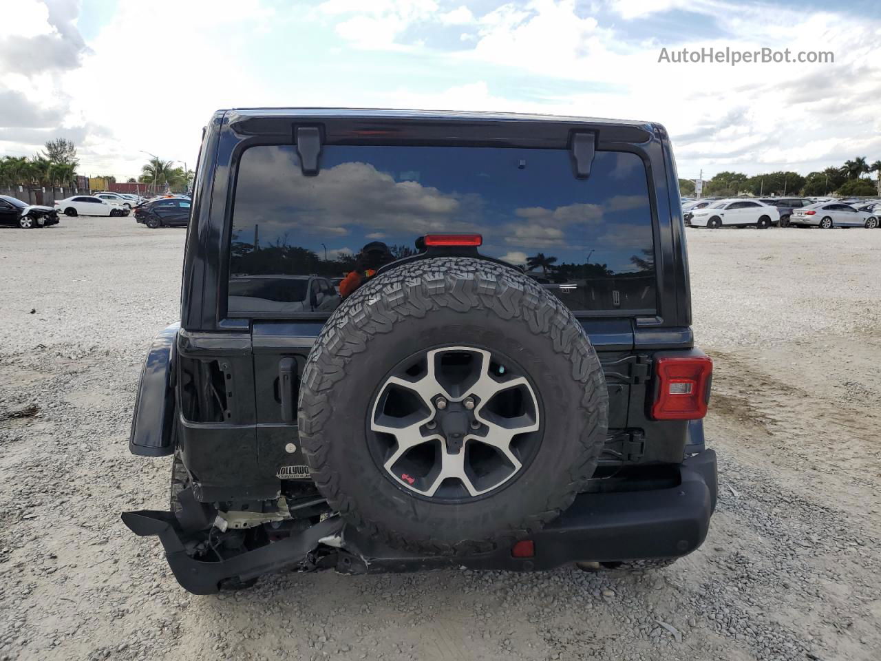 2019 Jeep Wrangler Unlimited Rubicon Черный vin: 1C4HJXFN9KW679407