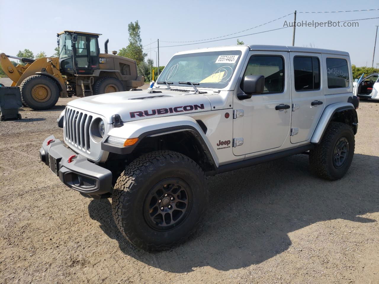 2023 Jeep Wrangler Rubicon Серый vin: 1C4JJXFG0PW519765