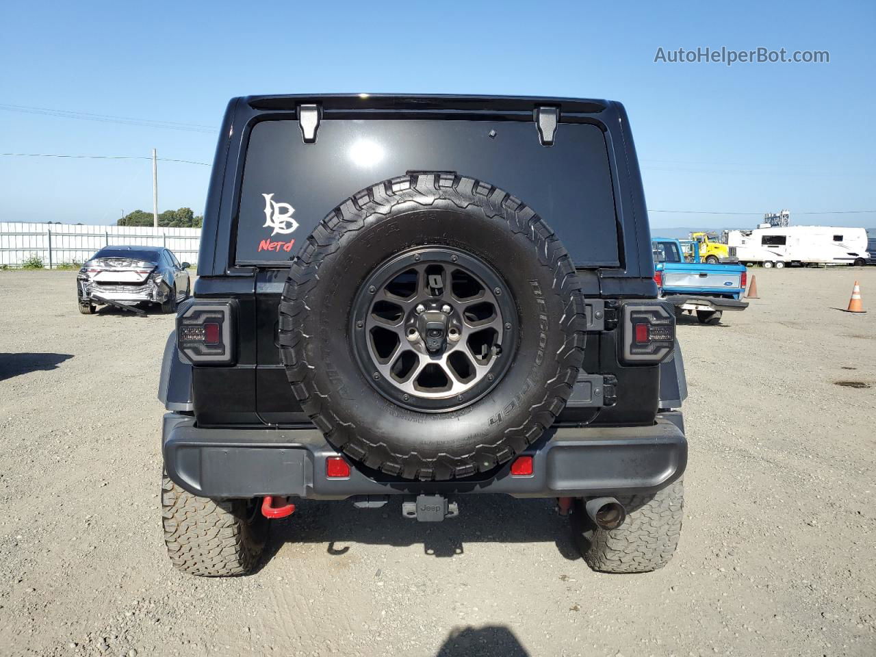 2023 Jeep Wrangler Rubicon Black vin: 1C4JJXFG1PW613346
