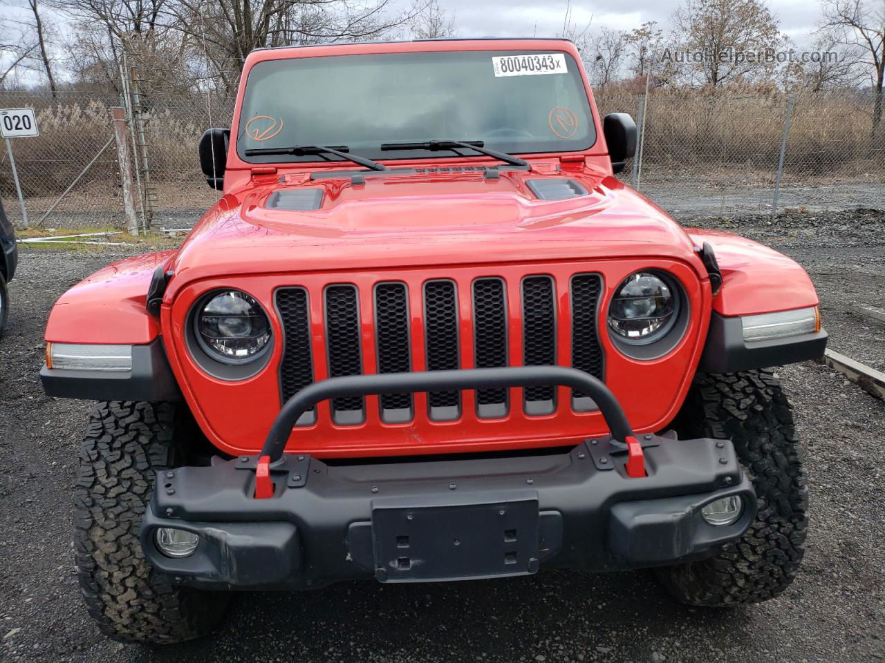 2023 Jeep Wrangler Rubicon Red vin: 1C4JJXFM3PW510175