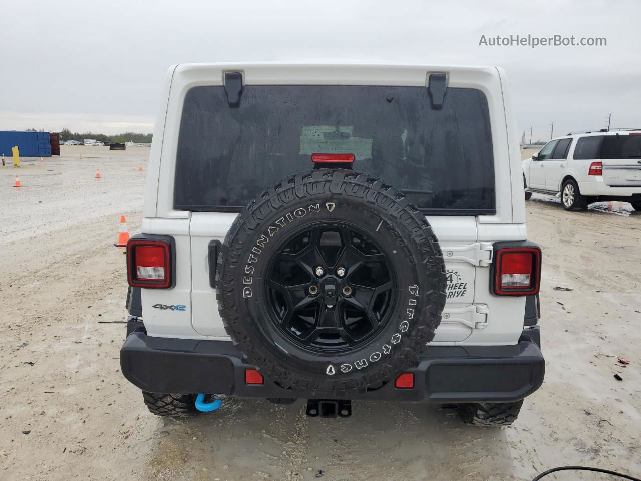 2023 Jeep Wrangler 4xe Белый vin: 1C4JJXN61PW627689