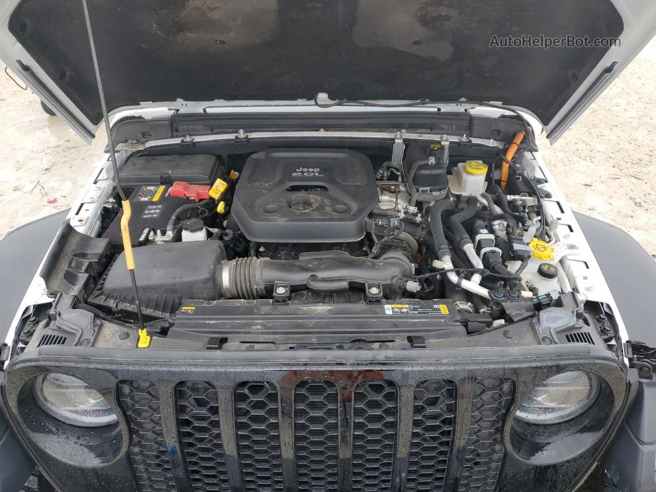 2023 Jeep Wrangler 4xe Белый vin: 1C4JJXN61PW627689