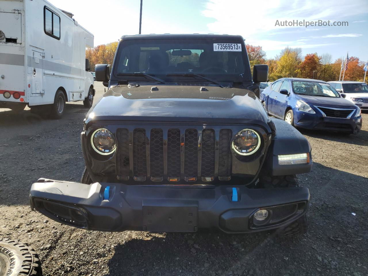 2023 Jeep Wrangler 4xe Black vin: 1C4JJXN62PW613042
