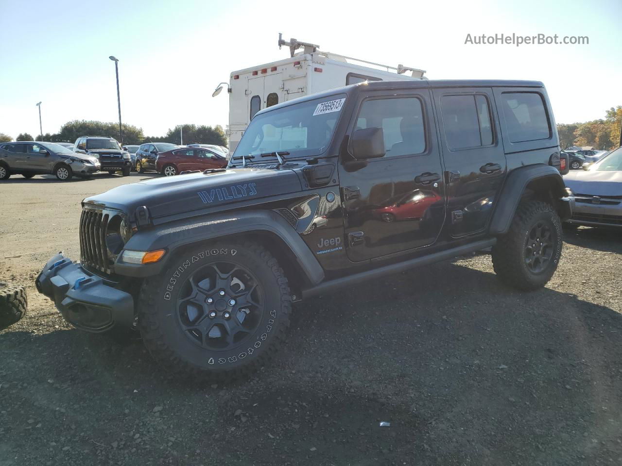 2023 Jeep Wrangler 4xe Black vin: 1C4JJXN62PW613042