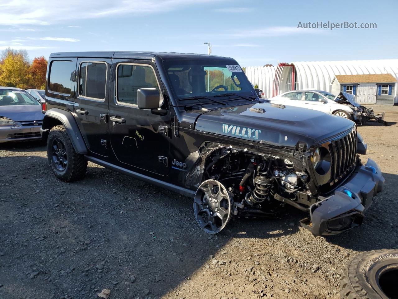 2023 Jeep Wrangler 4xe Black vin: 1C4JJXN62PW613042