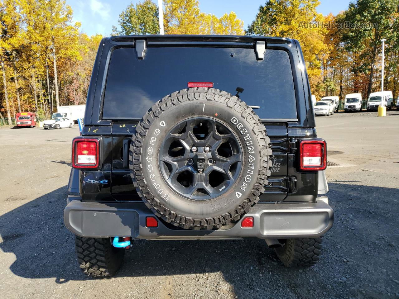 2023 Jeep Wrangler 4xe Black vin: 1C4JJXN62PW613042