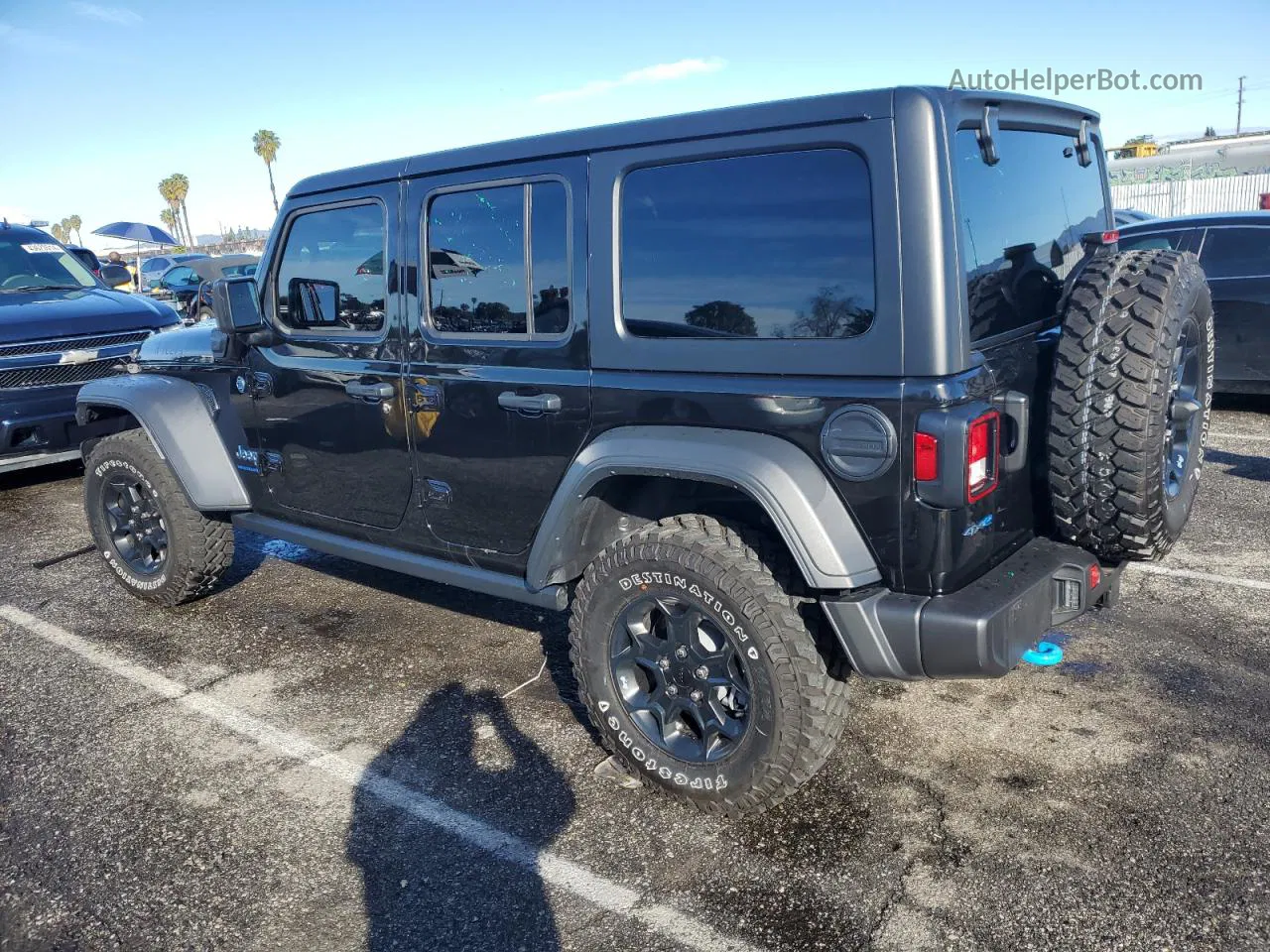 2023 Jeep Wrangler 4xe Black vin: 1C4JJXN63PW690616