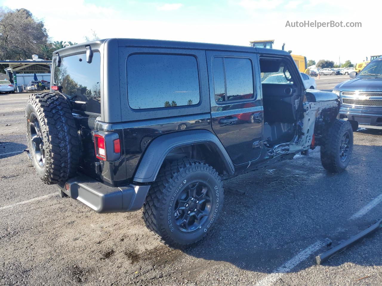 2023 Jeep Wrangler 4xe Black vin: 1C4JJXN63PW690616