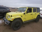 2023 Jeep Wrangler Sahara 4xe Желтый vin: 1C4JJXP60PW553825