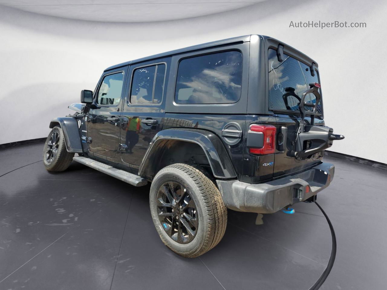 2023 Jeep Wrangler Sahara 4xe Black vin: 1C4JJXP60PW661118