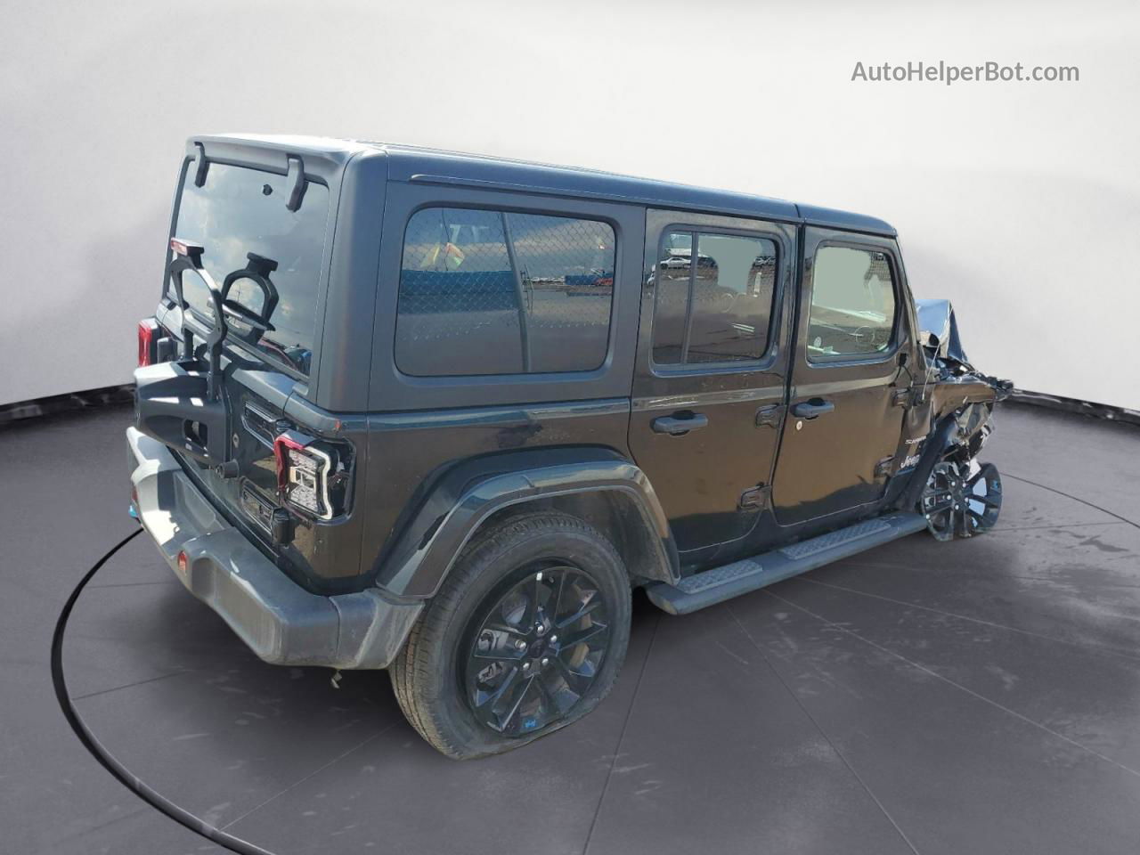2023 Jeep Wrangler Sahara 4xe Black vin: 1C4JJXP60PW661118