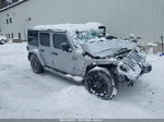 2023 Jeep Wrangler 4xe Sahara 4x4 Silver vin: 1C4JJXP60PW686083