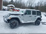 2023 Jeep Wrangler 4xe Sahara 4x4 Silver vin: 1C4JJXP60PW686083