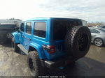 2023 Jeep Wrangler 4xe Sahara Синий vin: 1C4JJXP61PW529310