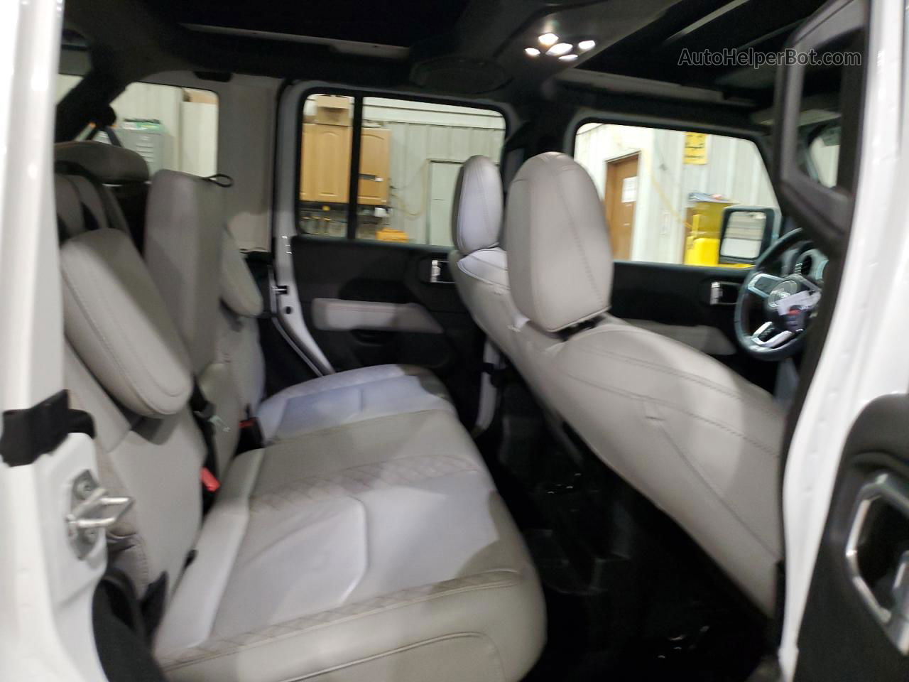 2023 Jeep Wrangler Sahara 4xe White vin: 1C4JJXP63PW569498