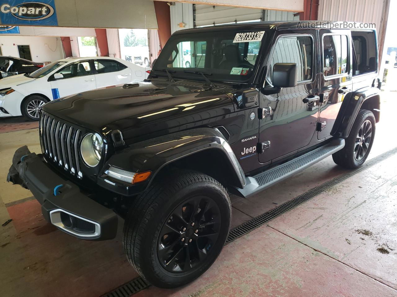 2023 Jeep Wrangler Sahara 4xe Black vin: 1C4JJXP65PW627241