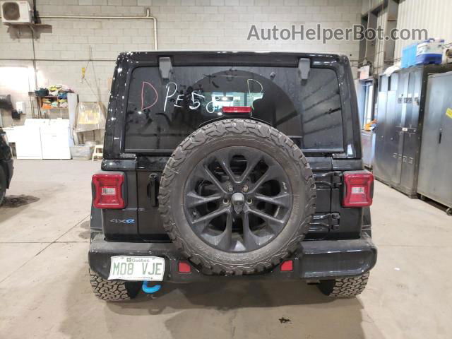 2023 Jeep Wrangler Sahara 4xe Black vin: 1C4JJXP65PW647909