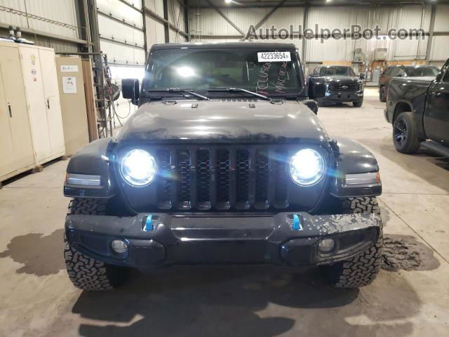 2023 Jeep Wrangler Sahara 4xe Black vin: 1C4JJXP65PW647909