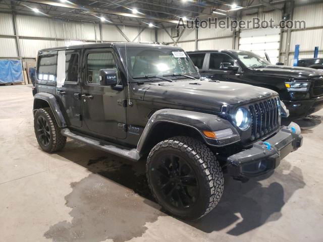 2023 Jeep Wrangler Sahara 4xe Black vin: 1C4JJXP65PW647909