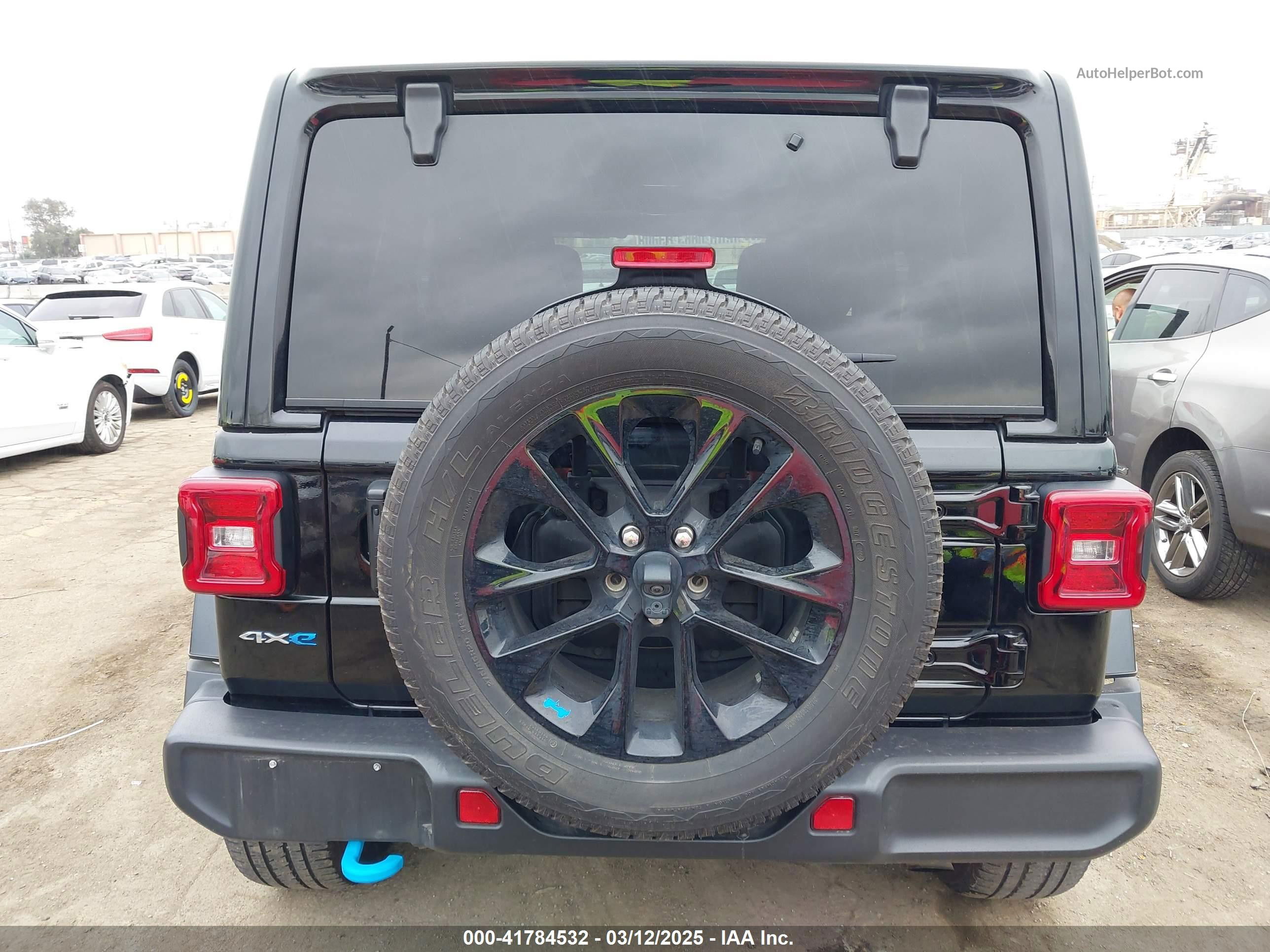 2023 Jeep Wrangler 4xe Sahara 4x4 Black vin: 1C4JJXP6XPW556327